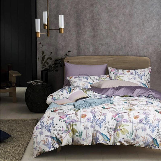 Vibrant Floral Pattern Bedding Set - HappyKidMart