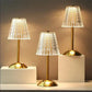 Elegant Glass Desk Lamp | Dimmable LED Light