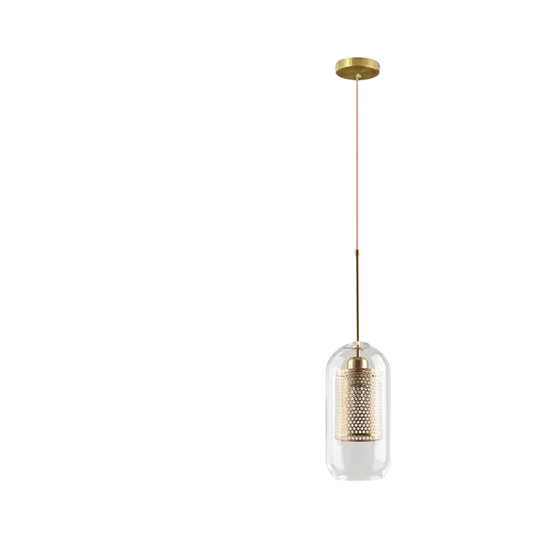 Luxury Metal Pendant Lighting | Gold Steel Shade