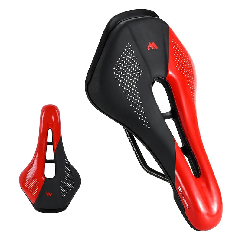Comfort Bike Seat with LED Lighting and Wide Cushion