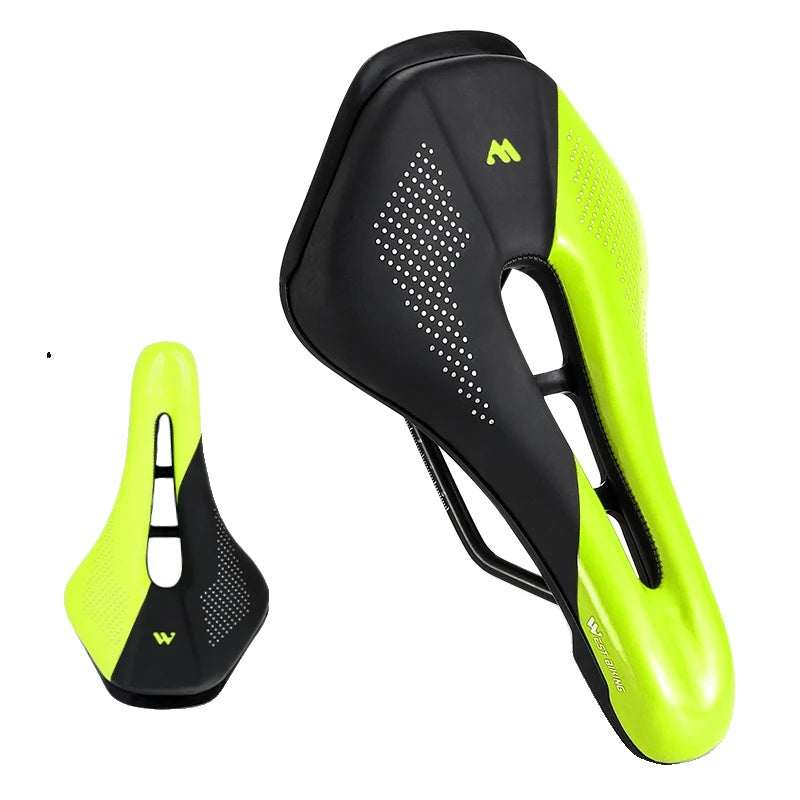 Comfort Bike Seat with LED Lighting and Wide Cushion