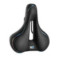 Comfort Bike Seat with LED Lighting and Wide Cushion