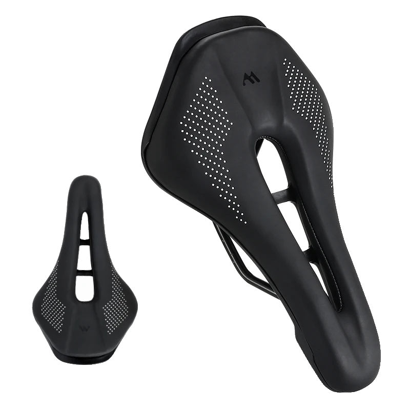 Comfort Bike Seat with LED Lighting and Wide Cushion