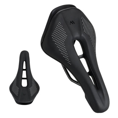 Comfort Bike Seat with LED Lighting and Wide Cushion