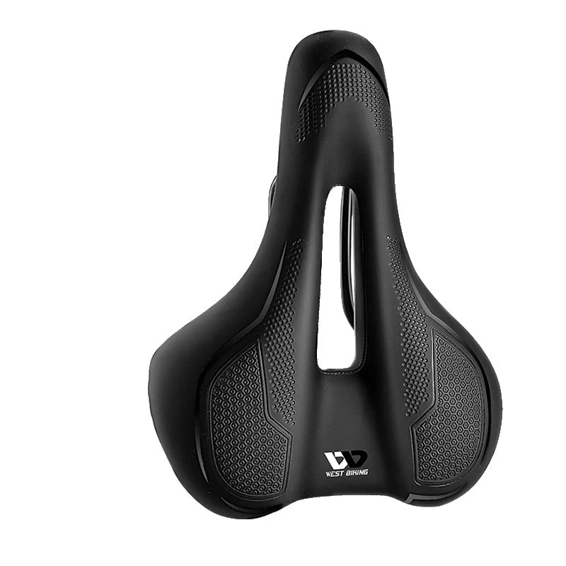 Comfort Bike Seat with LED Lighting and Wide Cushion