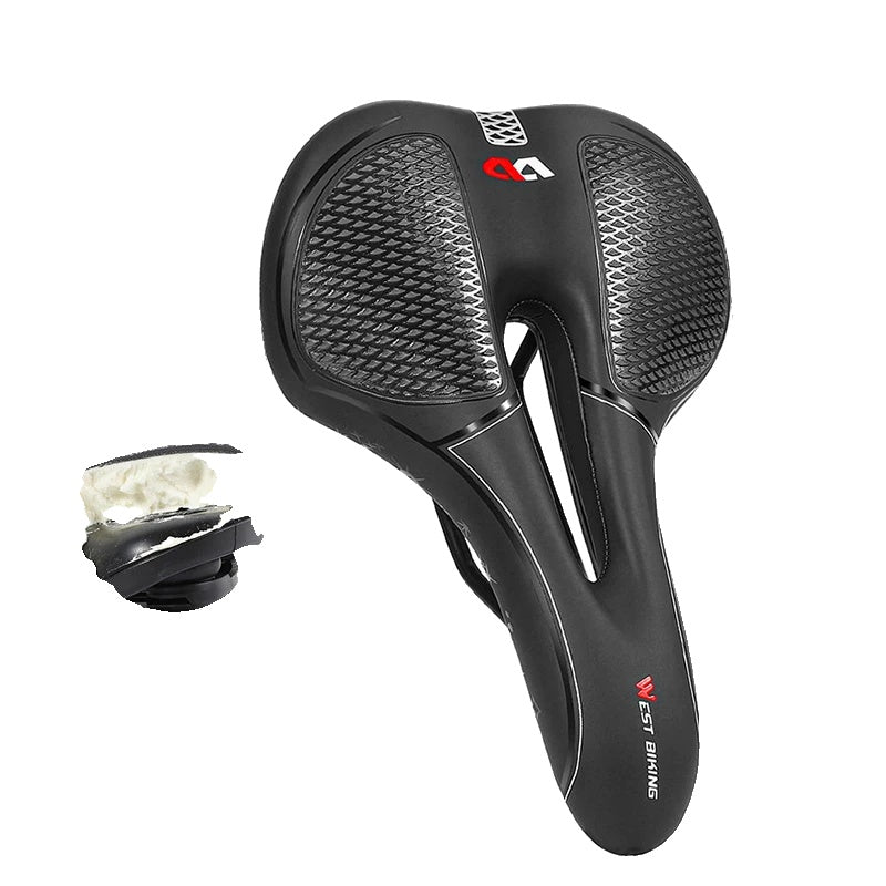 Comfortable Cycling Seat | Soft Padded Shock Absorber