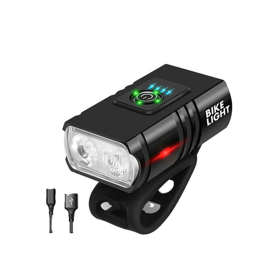 Bright USB Rechargeable Bike Light Set - HappyKidMart