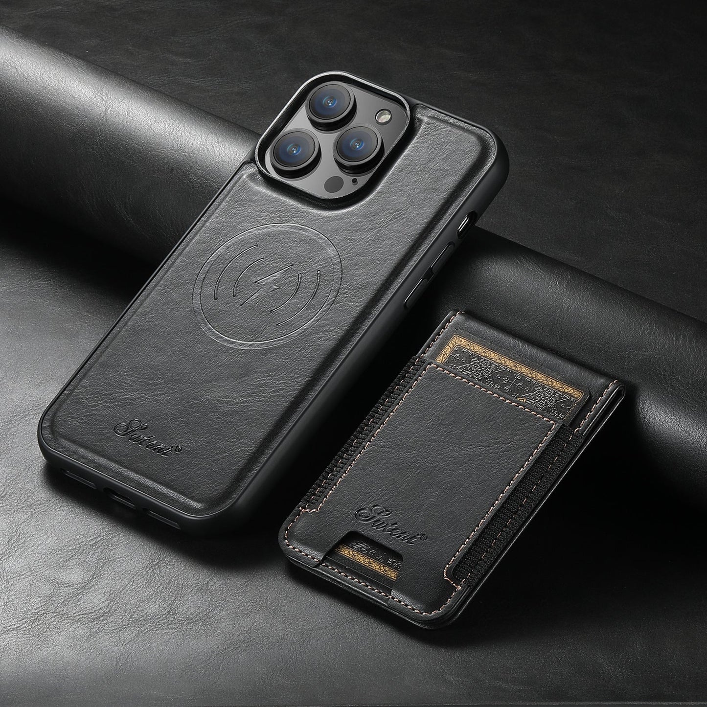 Luxury Phone Wallet Cover | Slim Card Holder Case