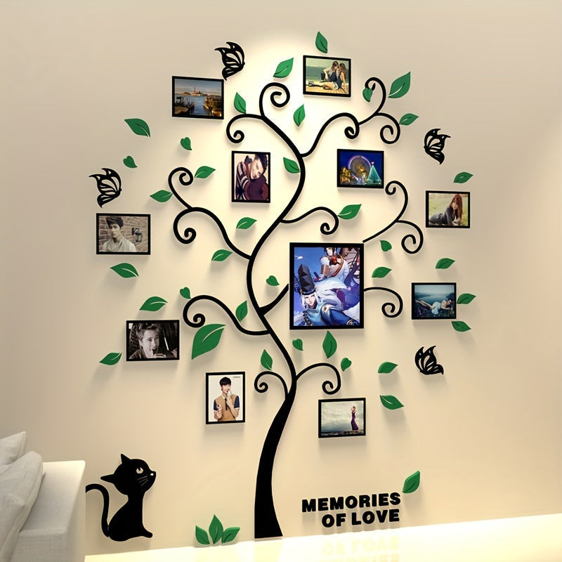 Personalized Picture Tree Wall Sticker with 3D Frame