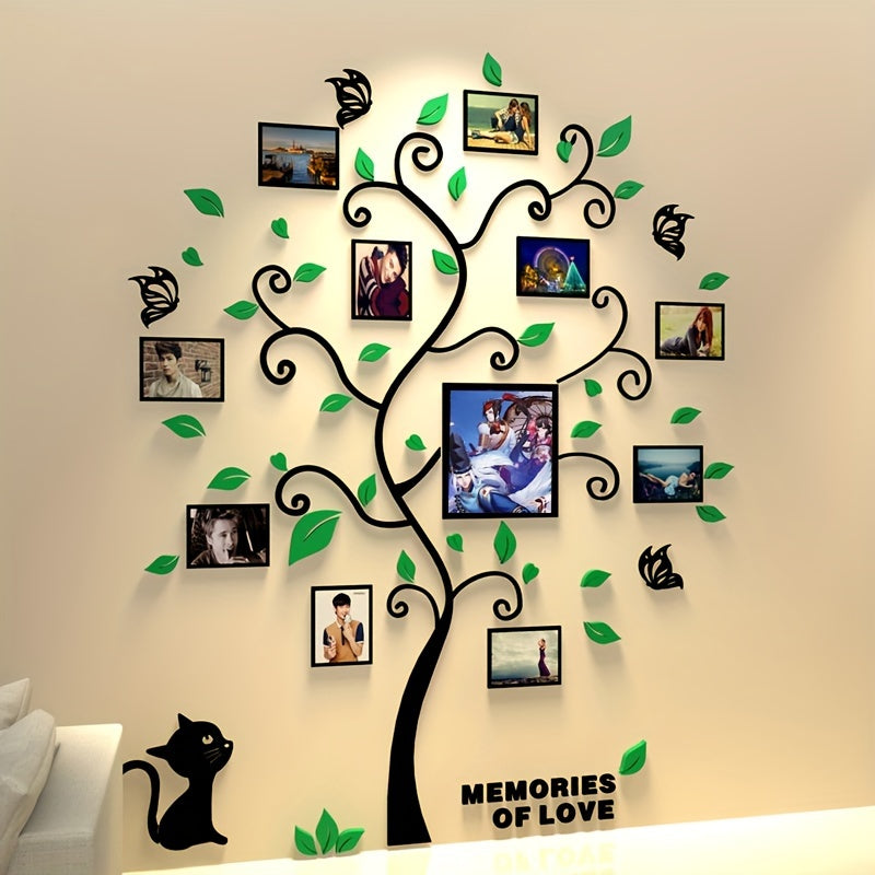 Personalized Picture Tree Wall Sticker with 3D Frame