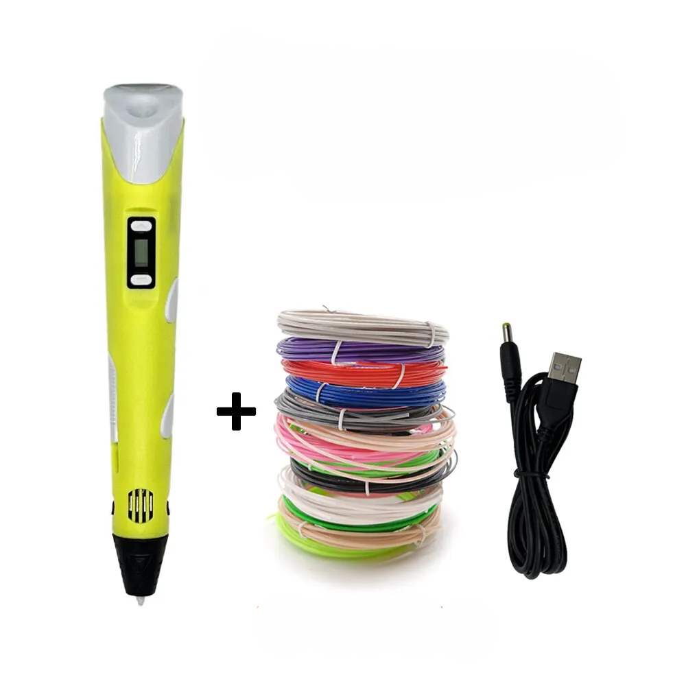 3D Drawing Printing Pen with LCD Screen