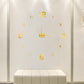 Stylish Wall Clock with 3D Number Display