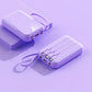 Portable Phone Charger 10000mAh with Cable