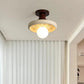 Stylish Overhead Light | Dual Finish Metal Shade