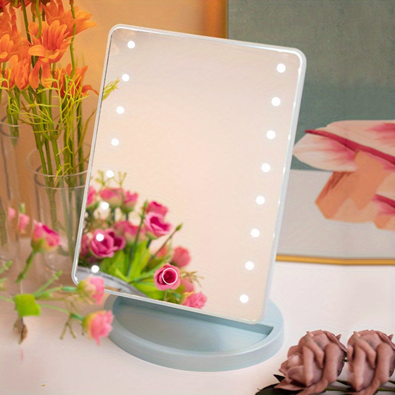 Bright Lighted Makeup Mirror with Touch Screen