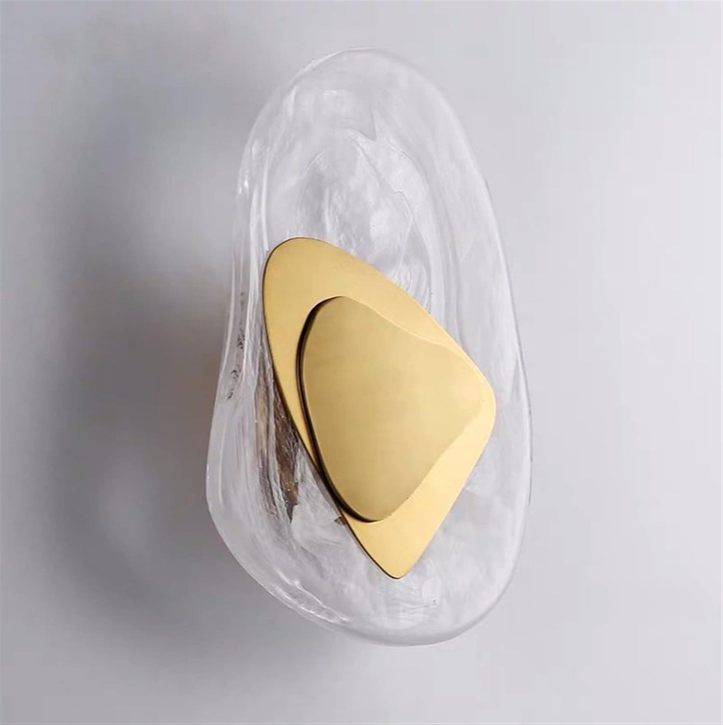 Elegant Glass Metal Wall Lamp