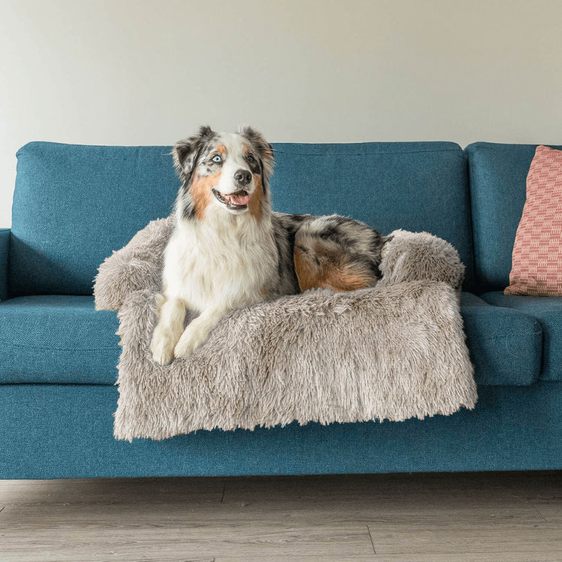 Soft Pet Couch Cover | Waterproof Faux Fur Pet Bed
