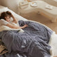 Plush Heavy Knit Wool Throw Blanket