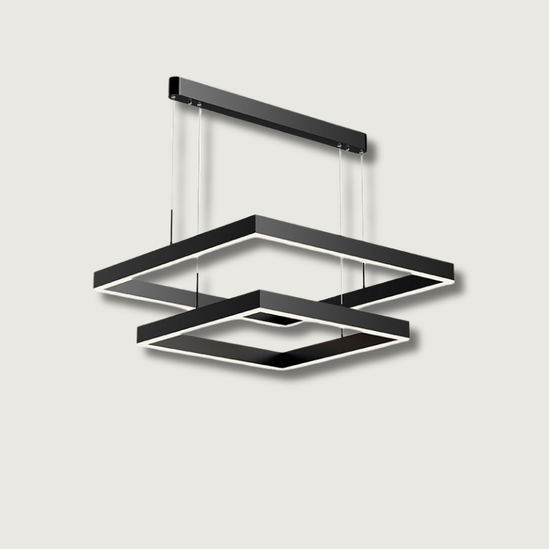 Luxury LED Square Chandelier Lighting - HappyKidMart