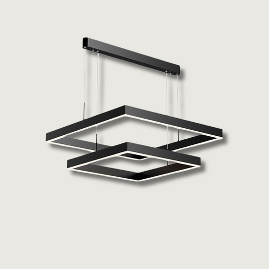 Luxury LED Square Chandelier Lighting - HappyKidMart
