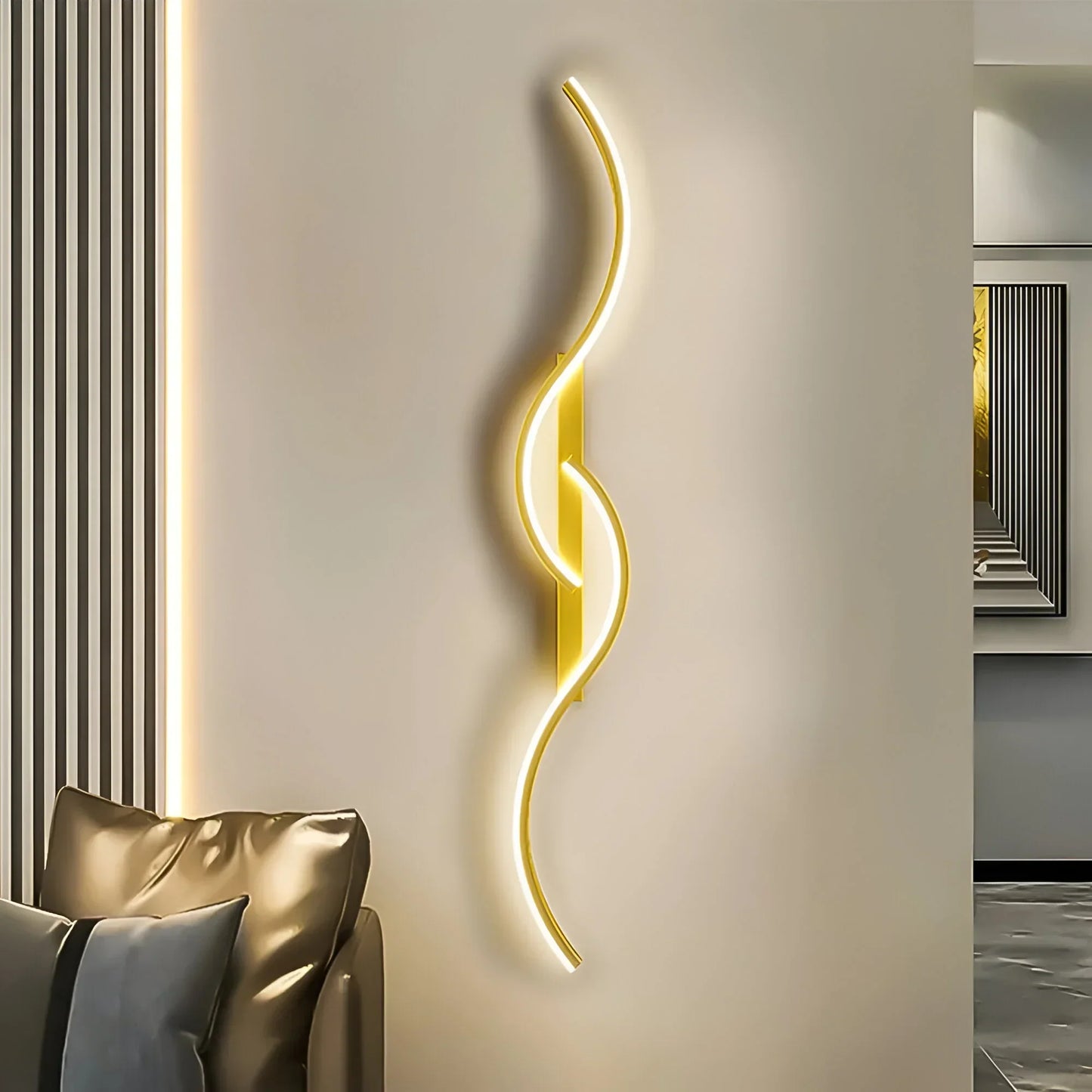 Modern Arc Shaped Wall Lamp - HappyKidMart