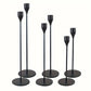 Luxury Metal Candle Holder Set | Gold Tone Iron Bases