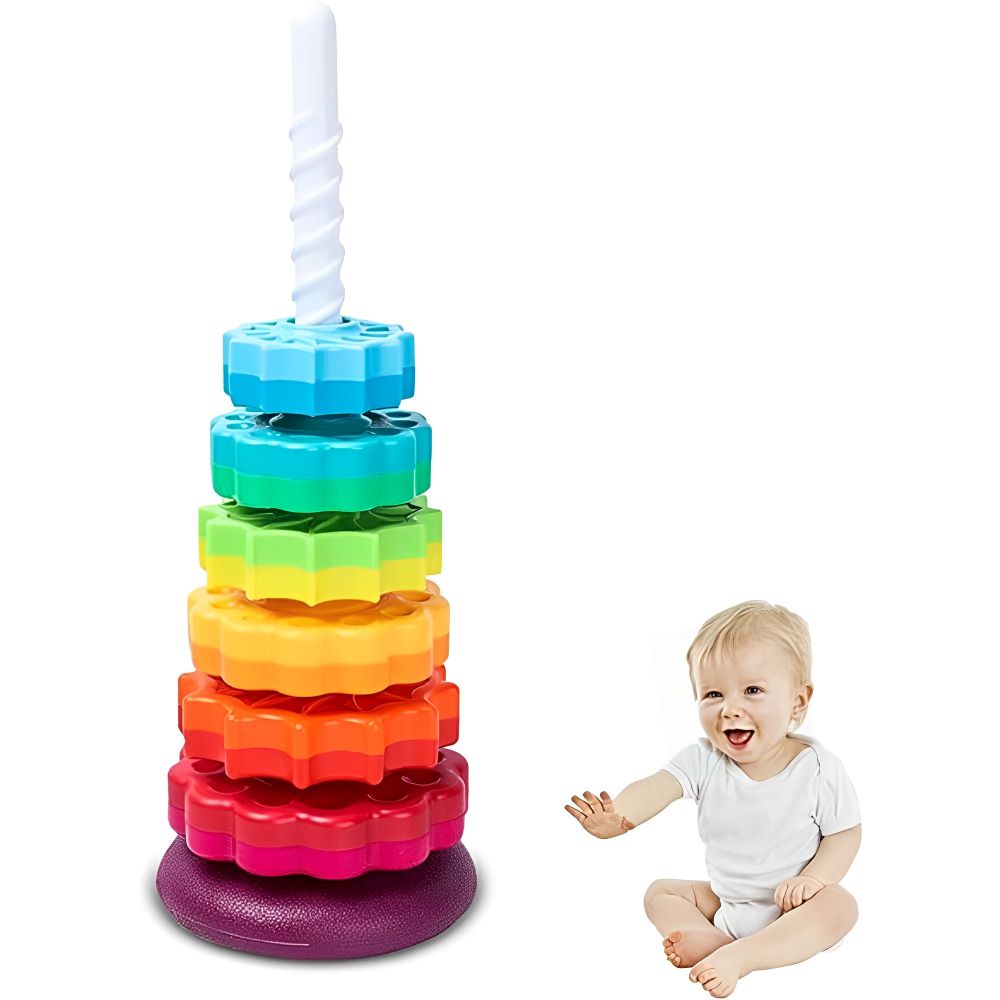 Spinning Rainbow Tower