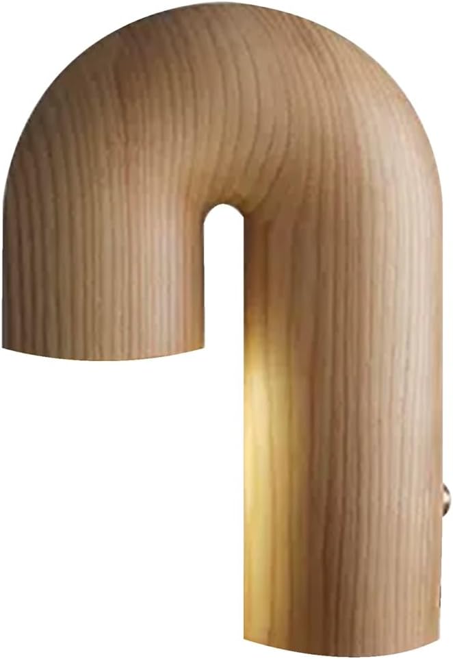 Simple Wooden Desk Lamp | Arc Shape Design