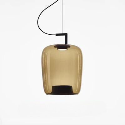 Sleek Glass Hanging Light | Simple Scandinavian Style