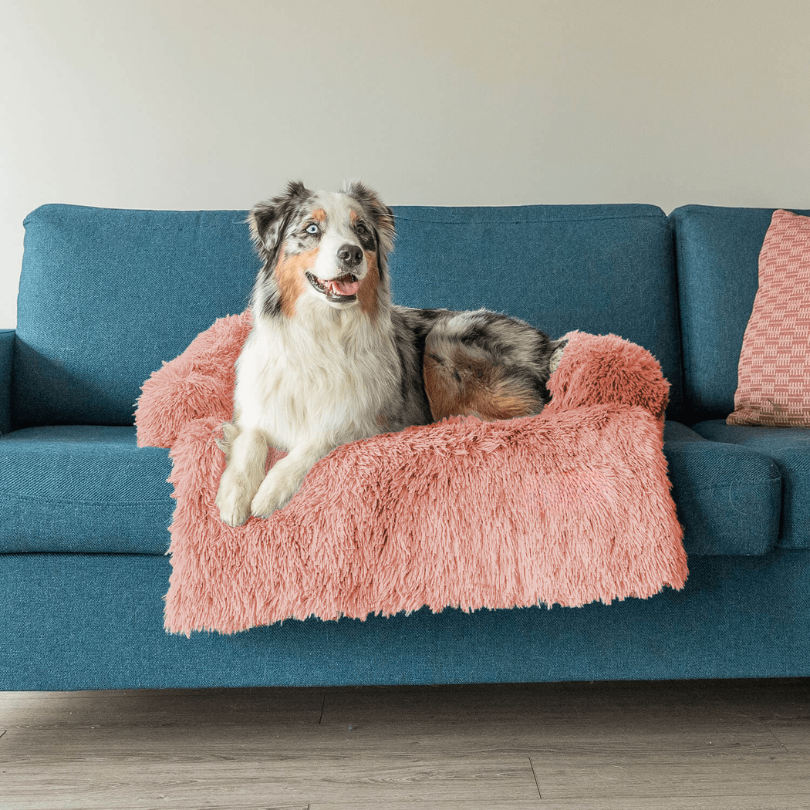 Soft Pet Couch Cover | Waterproof Faux Fur Pet Bed