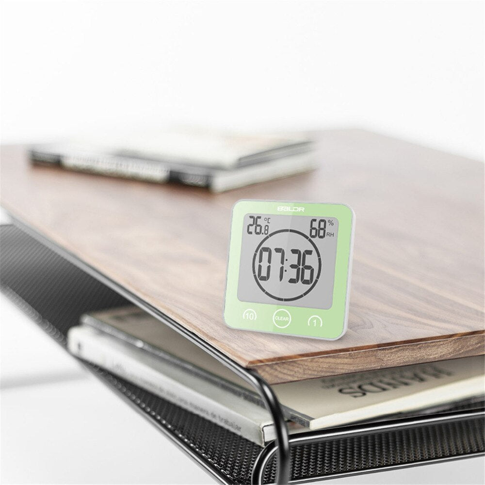 Smart Bathroom Clock with LCD Temp and Humidity
