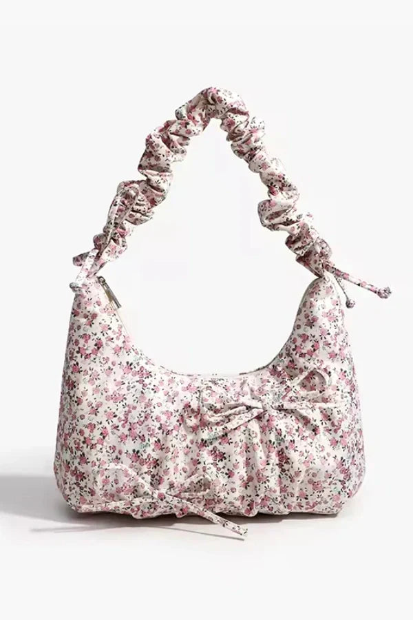 Stylish Boho Tote Bag with Floral Pattern - HappyKidMart