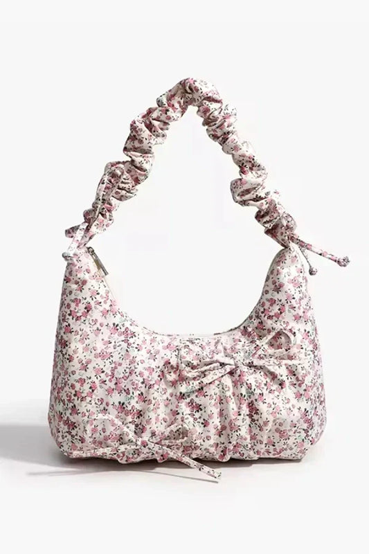 Stylish Boho Tote Bag with Floral Pattern - HappyKidMart