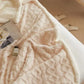 Plush Heavy Knit Wool Throw Blanket