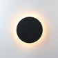 Sleek Black Round LED Wall Lamp - HappyKidMart