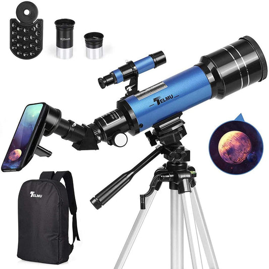 Compact 70mm Refractor Telescope with Tripod - HappyKidMart
