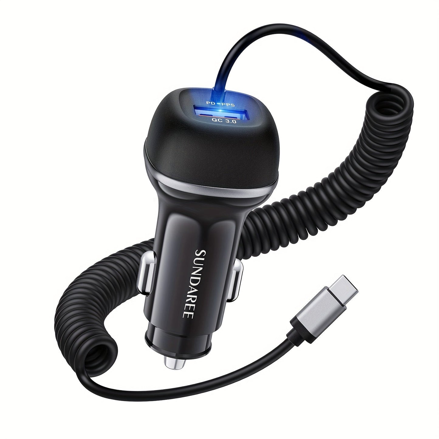 Quick USB-C Multiport Fast Car Charger - HappyKidMart