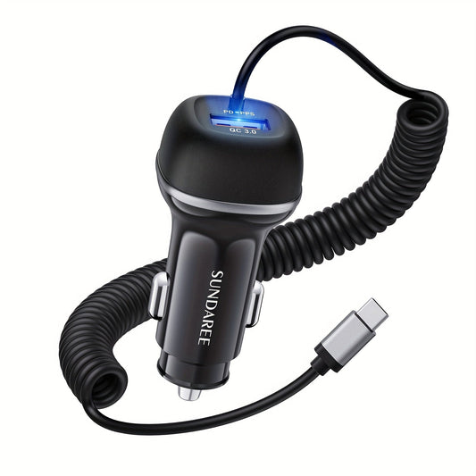 Quick USB-C Multiport Fast Car Charger - HappyKidMart