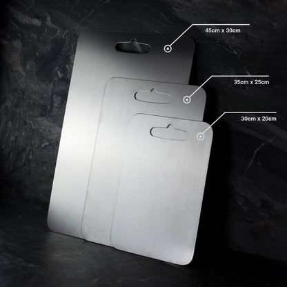 Durable Stainless Steel Cutting Board | Safe Kitchen Chopping Surface