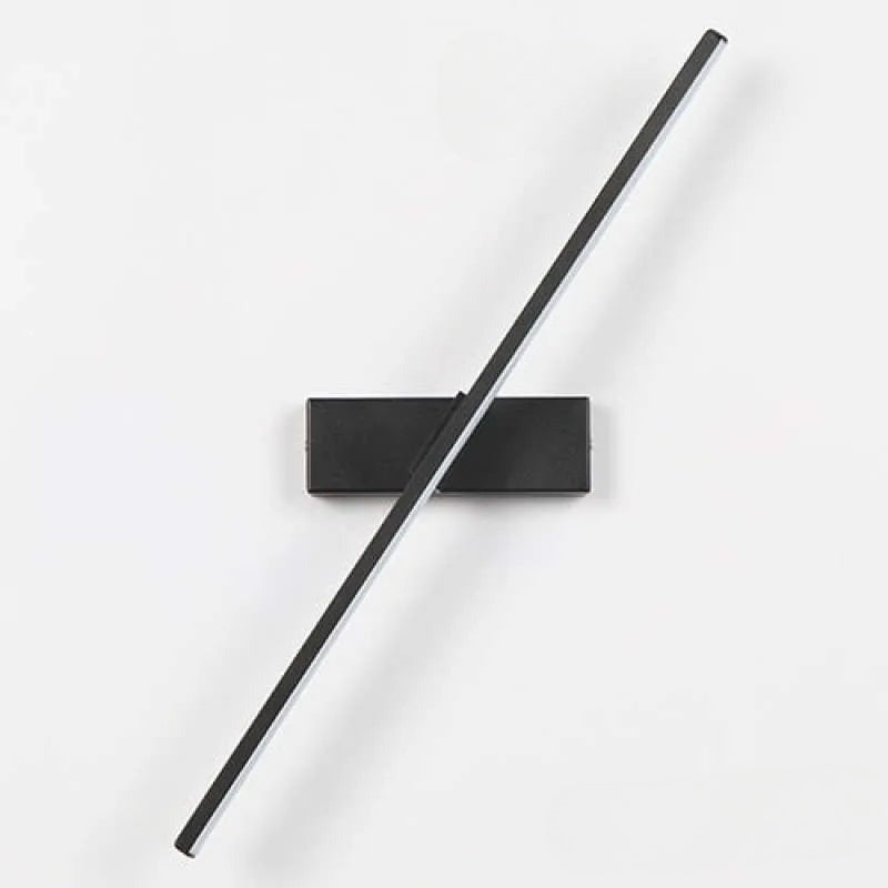 Sleek LED Rotating Wall Lamp | Black and Gold Finish