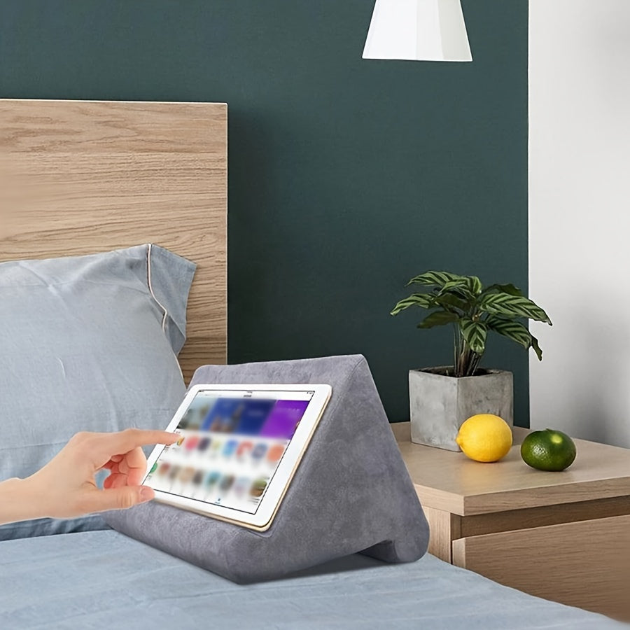 Comfortable Tablet Holder | Foldable Soft Touch Design - HappyKidMart
