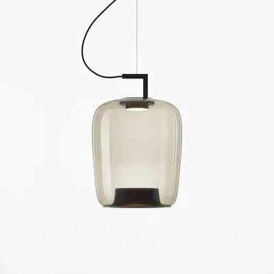 Sleek Glass Hanging Light | Simple Scandinavian Style