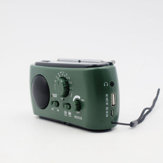 Portable Solar Powered AM FM Weather Radio Kit - HappyKidMart