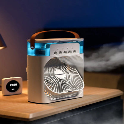 Compact Air Cooler with LED Night Light & USB Power - HappyKidMart