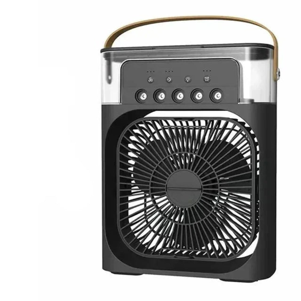 Compact Air Cooler with LED Night Light & USB Power