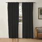Sheer White Cotton Drapes | Light Blocking Window Curtains