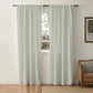 Sheer White Cotton Drapes | Light Blocking Window Curtains