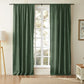 Sheer White Cotton Drapes | Light Blocking Window Curtains
