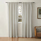 Sheer White Cotton Drapes | Light Blocking Window Curtains