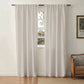Sheer White Cotton Drapes | Light Blocking Window Curtains